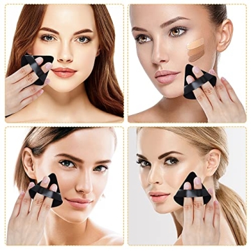 Sibba Triangle Powder Puffs - Reusable, Soft & Durable Makeup Tool
