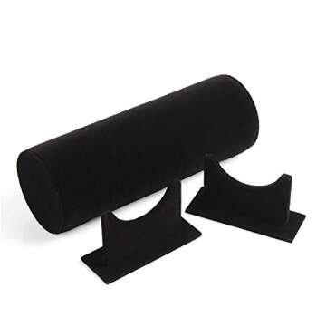 Stylish Black Velvet Jewelry Headband for Display