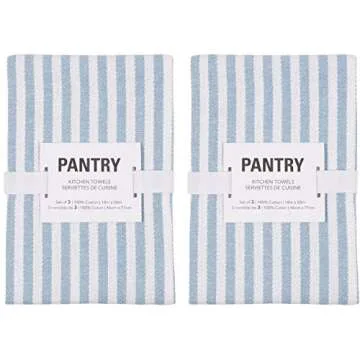 KAF Home Premium Cotton Kitchen Towels Set - 6 Pack