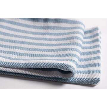 KAF Home Premium Cotton Kitchen Towels Set - 6 Pack