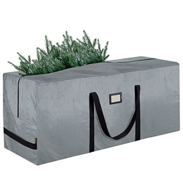 BALEINE 7.5 ft Heavy Duty Christmas Tree Storage Bag - Gray