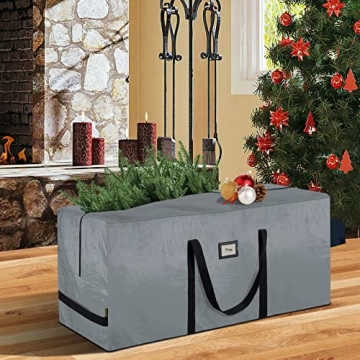 BALEINE 7.5 ft Christmas Tree Storage Bag Heavy Duty Gray