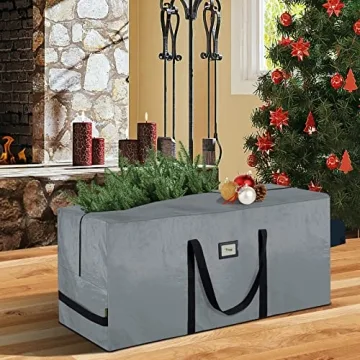 BALEINE 7.5 ft Christmas Tree Storage Bag Heavy Duty Gray
