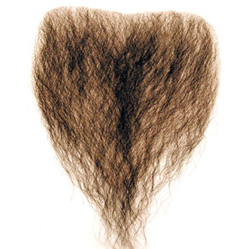 Sepia Costume Wigs Black Chest Hair for Parties and Cosplay