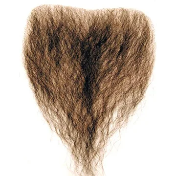 Sepia Costume Wigs Black Chest Hair for Parties and Cosplay