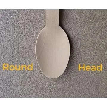 Gmark 100pcs Compostable Wooden Cutlery Set - Eco-Friendly Utensils