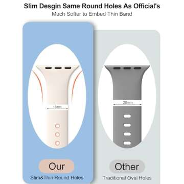 Sleek Silicone Apple Watch Sport Band: Elegance Meets Functionality