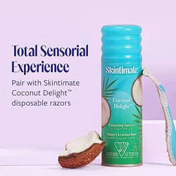 Skintimate Coconut Delight Shave Gel 3-Pack for Soft Skin