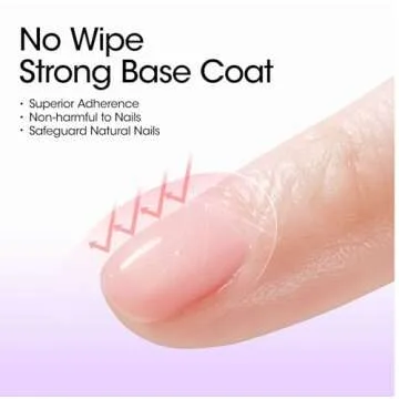 Gellen Gel Top & Base Coat Set - Long Lasting, Glossy Finish