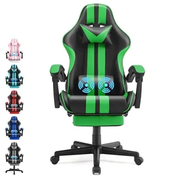 Ferghana E-Sports Chair,Green Gaming Chair,Racing Office Computer Game Chair,Ergonomic Gaming Chair,...