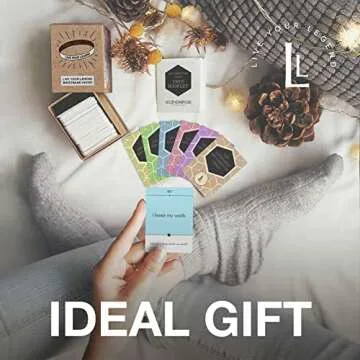 LEGENDARY LIFE Positive Affirmation Cards 120 Daily Motivational Cards + 10 Personal Affirmations for Women and Men - Manifestation and Motivation - Covers 6 Core Aspects of Your Life