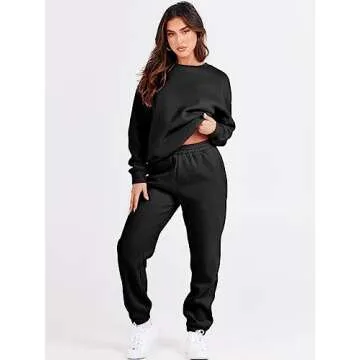 Shop ANRABESS Women's Two Piece Lounge Set for Fall Fashion