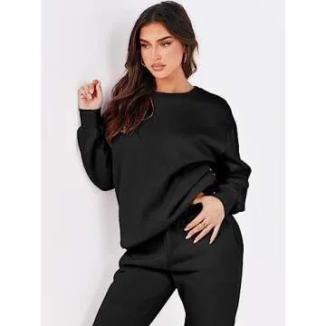 Shop ANRABESS Women's Two Piece Lounge Set for Fall Fashion