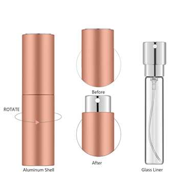 Lil Ray 8ML Refillable Portable Perfume Atomizer Set