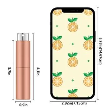 Lil Ray 8ML Refillable Portable Perfume Atomizer Set