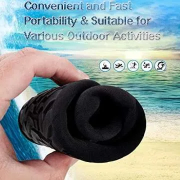YALOX Water Shoes Women's Men's Outdoor Beach Swimming Aqua Socks Quick-Dry Barefoot Shoes Surfing Yoga Pool Exercise(Black,40/41EU)