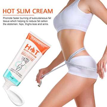 Hot Cream,（2Pack）Fat Burner Sweat Cream,Slimming Cream,Cellulite Treatment Weight Loss Cream Belly Fat Burner For Women and Men (2Pack)
