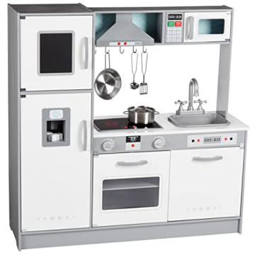 Engaging Amazon Basics Wooden Kitchen Playset for Kids