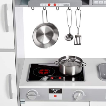 Engaging Amazon Basics Wooden Kitchen Playset for Kids