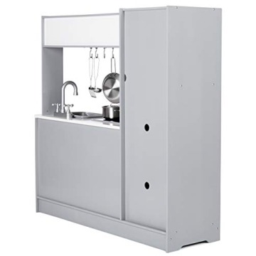 Engaging Amazon Basics Wooden Kitchen Playset for Kids