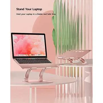 Nulaxy Adjustable Laptop Stand - Ergonomic & Portable