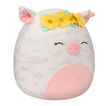 Squishmallows 16-Inch Rosie Pig - Huggable Plush Toy