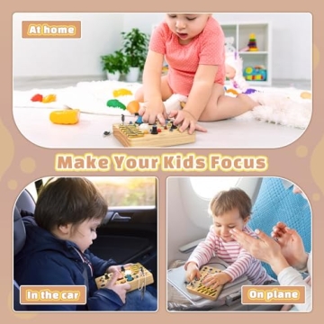 Joyreal Montessori Busy Board - Engaging Sensory Toy for Toddlers