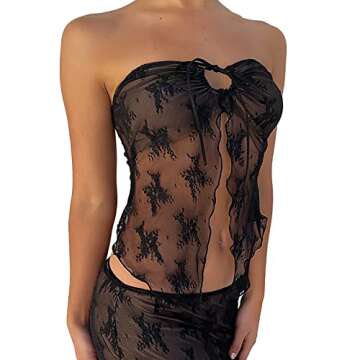 Karwuiio Summer Y2K 2 Piece Skirt Outfit for Women