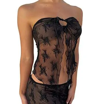 Karwuiio Summer Y2K 2 Piece Skirt Outfit for Women