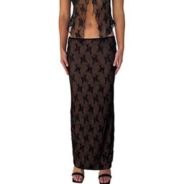 Karwuiio Summer Y2K 2 Piece Skirt Outfit for Women