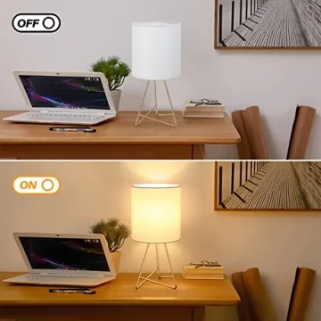 Stylish BesLowe Bedside Lamps Set of 2 for Modern Homes