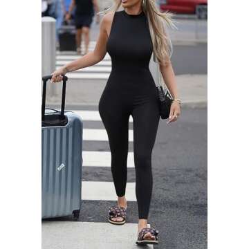 Stylish PRETTYGARDEN Women's Summer Bodycon Jumpsuit