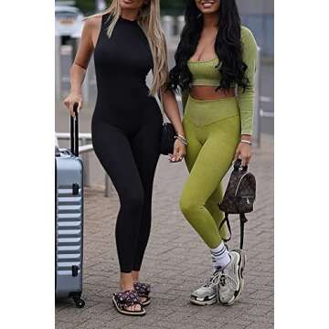 Stylish PRETTYGARDEN Women's Summer Bodycon Jumpsuit