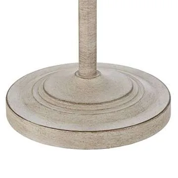 360 Lighting Carter Traditional 3 Piece Table Floor Lamp Set Beige Metal Cream Fabric Tapered Drum Shade Decor for Living Room Bedroom House Bedside Nightstand Home Office Reading Family