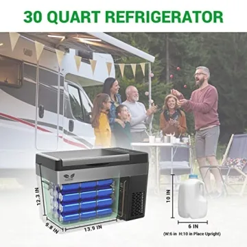 F40C4TMP Portable Refrigerator for Outdoor Adventures