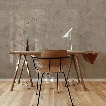 WAPANE Beige Concrete Wallpaper Peel and Stick 15.9x720in