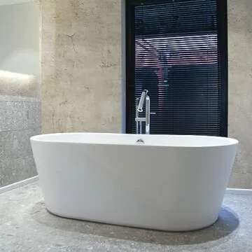 WAPANE Beige Concrete Wallpaper Peel and Stick 15.9x720in