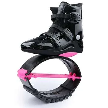 Joyfay Jumps Shoes for Fitness and Workout - Comfortable and Stylish Design - Premium Durable Materials - Unisex Design (XX-Large, Black/Pink)