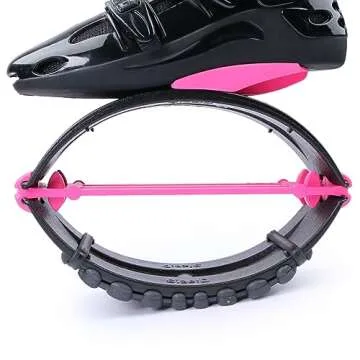 Joyfay Jumps Shoes for Fitness and Workout - Comfortable and Stylish Design - Premium Durable Materials - Unisex Design (XX-Large, Black/Pink)