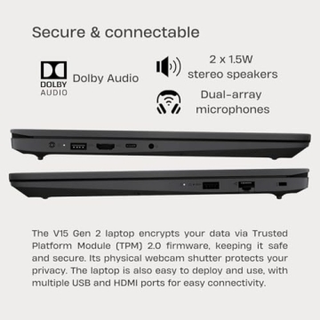 Lenovo 15.6" FHD Laptop | Intel Celeron, 8GB RAM, 256GB SSD