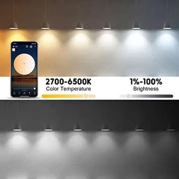 LAPURETE'S Smart Light Bulbs, LED RGBCW Color Changing,85W Equivalent E26 9W WiFi Led Bulb, Compatible with Google Home Amazon Echo Alexa 2.4Ghz WiFi Only, No Hub Required 4 Pack