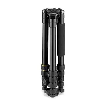 NATIONAL GEOGRAPHIC Travel Photo Tripod Kit with Monopod, Aluminium, 5-Section Legs, Twist Locks, Load up 8kg, Carrying Bag, Ball Head, Quick Release, NGTR002T
