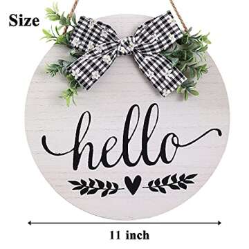 Rustic Welcome Sign for Front Porch and Home Decor