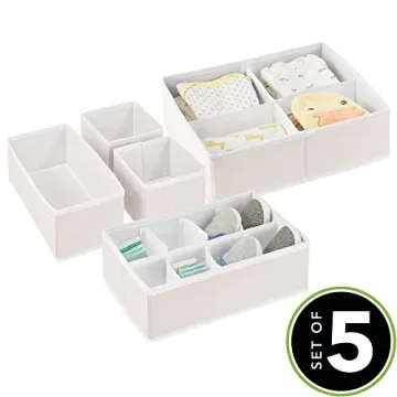 Organize Your Nursery with mDesign Storage Bins Set of 5