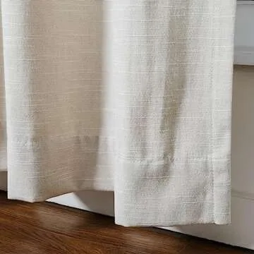 TWOPAGES Stylish Light Filtering Pinch Pleated Curtain Panel