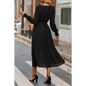 Stylish PRETTYGARDEN Floral Print Boho Dress for Women