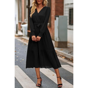 Stylish PRETTYGARDEN Floral Print Boho Dress for Women