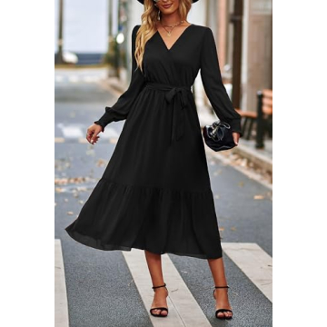 Stylish PRETTYGARDEN Floral Print Boho Dress for Women