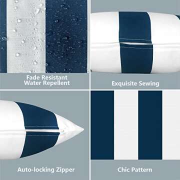 Stylish LVTXIII Outdoor Pillow Covers in Vibrant Designs