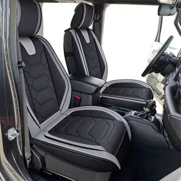 OASIS AUTO Custom Jeep Wrangler Seat Covers for 2007-2025